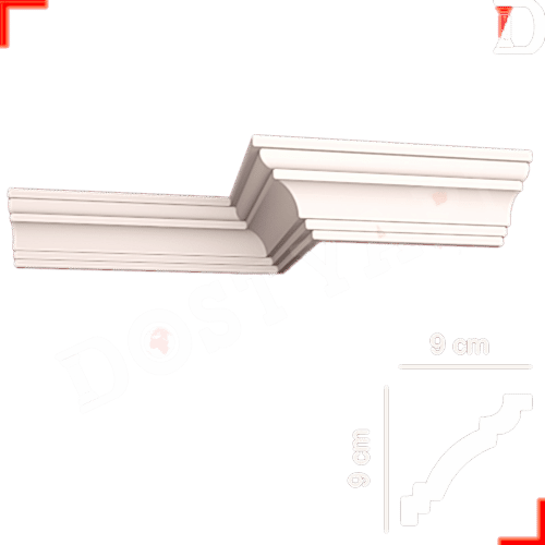 202-9 STROPİYER DÜZ 9 cm BASAR= 10 ADET =20 METRE